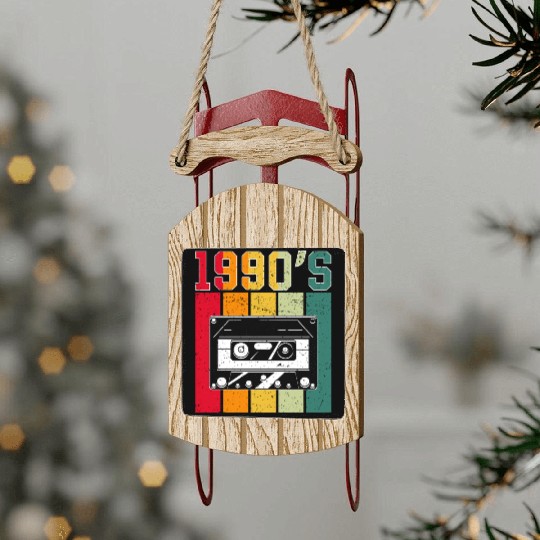 Retro - 1990s Sled Ornaments