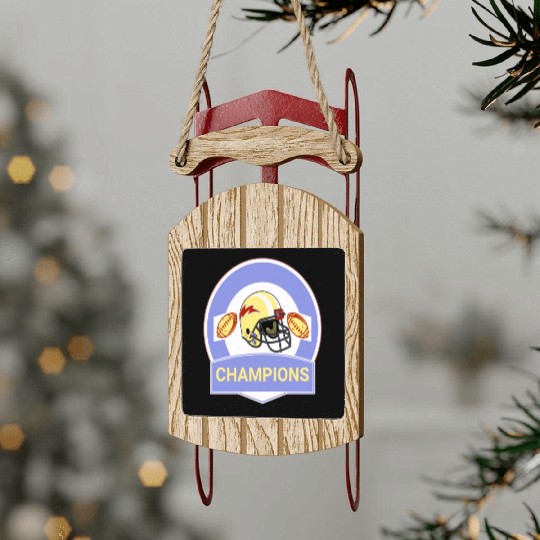 Champions Super Bowl 57 Classic Sled Ornaments