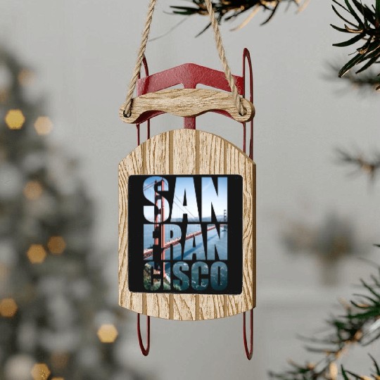 San francisco Sled Ornaments