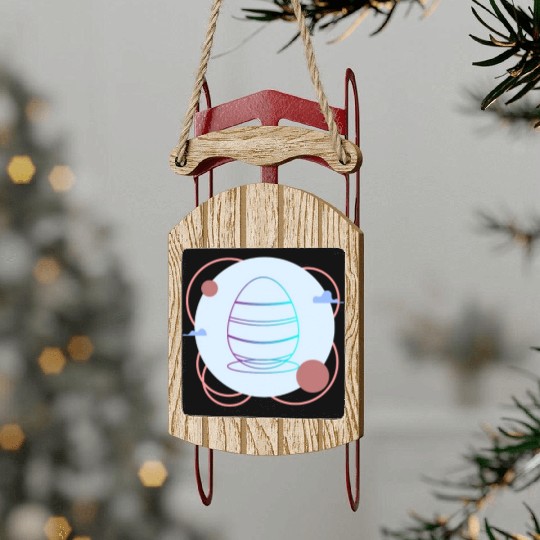 Eater Eggs Sunday Beautiful Collection Sled Ornaments