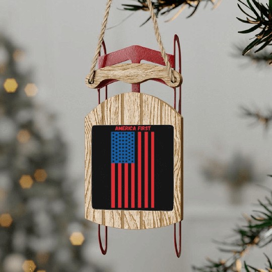 Military Dad Apparel 1 Sled Ornaments