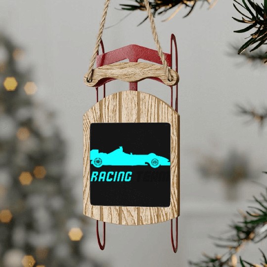 Racing Team Sled Ornaments