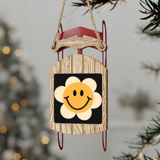 Dear Person Behind Me The World Is A Better For 2 Sled Ornaments