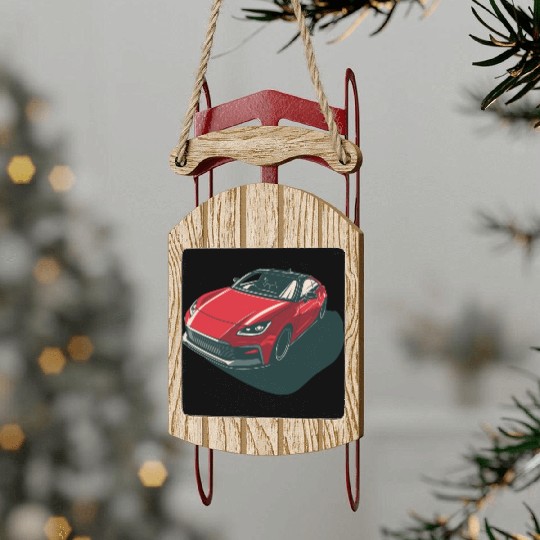 Japanese Car 86 Sled Ornaments