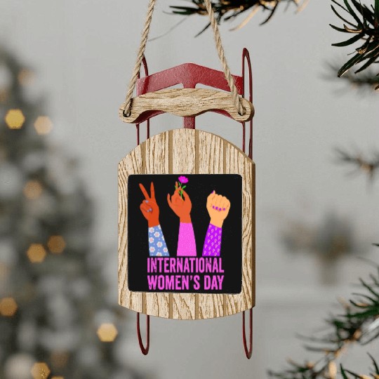 International Women's Day 2023 - Womens Embrace Eq Sled Ornaments