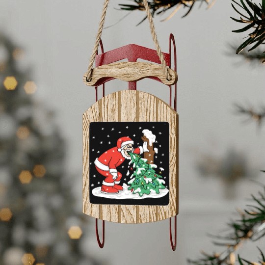 Surprise Sled Ornaments