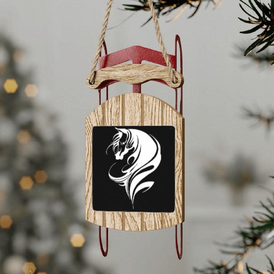 Horse Horse Head Pony Colt Sled Ornaments
