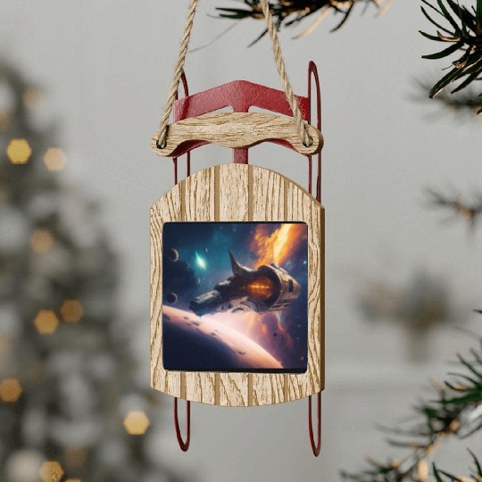 mars Sled Ornaments