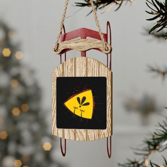 Angry bird Sled Ornaments