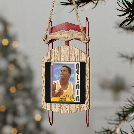 Fresh Prince Of Bel Air Sled Ornaments