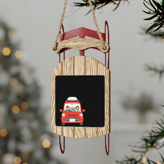 Comedy Potty Sled Ornaments