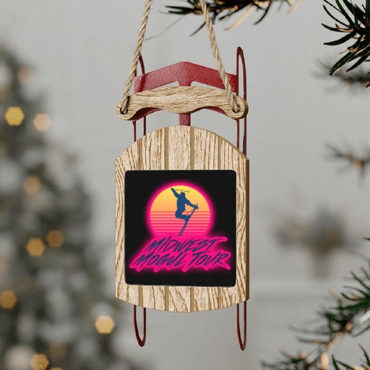 Midwest Mogul Tour Sled Ornaments