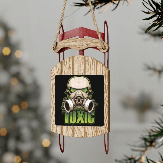 Toc Green Military And Safety Gas Sled Ornaments