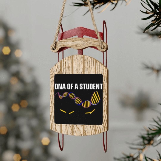 Student Dna Fries Lover Food Genes Sled Ornaments