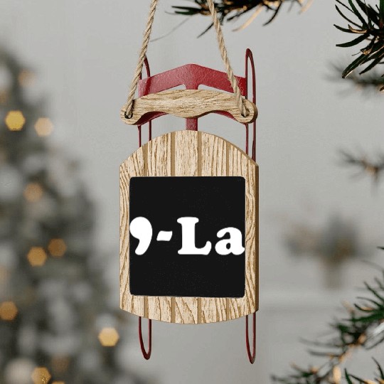 Comma La Kamala Harris Sled Ornaments