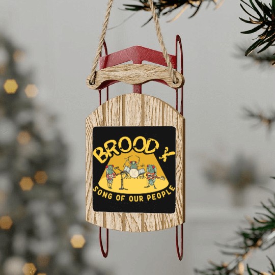 Cicada Brood X Cicada Invasion Cicada Song Tour Sled Ornaments