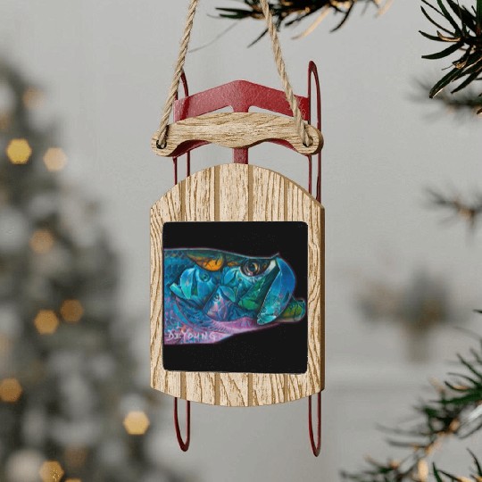 Tarpon Kaleidoscope Saltwater Fly Fishing Sled Ornaments
