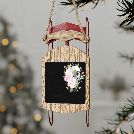 I Like Murder Shows Comfy And Maybe 3 People Sled Ornaments