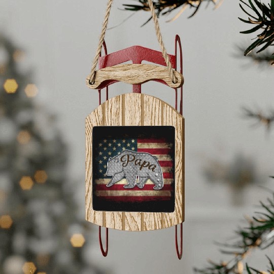 american dad Sled Ornaments