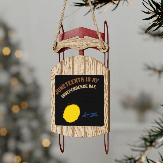 Juneteenth Day | juneteenth holiday Sled Ornaments