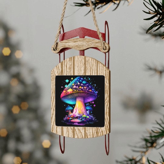 Mystical Fungi Sled Ornaments