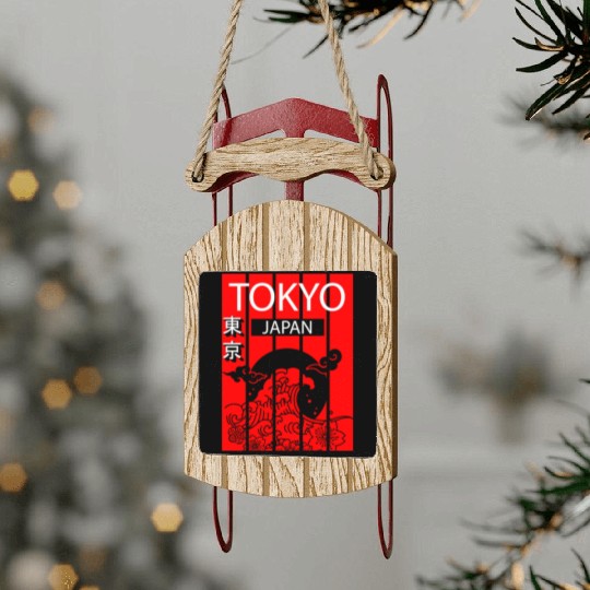 Tokyo Anime Japanese Asian Sled Ornaments