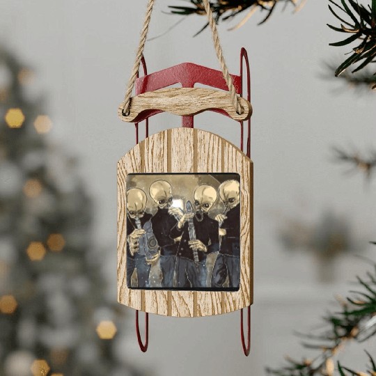Cantina Band Mos Eisley Sled Ornaments