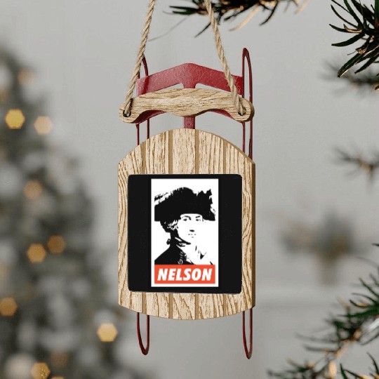 Horatio Nelson Sled Ornaments