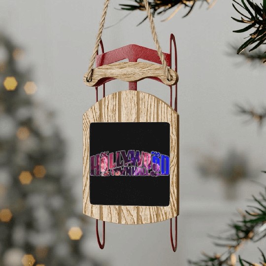 the jayhawks hollywood town hall Sled Ornaments