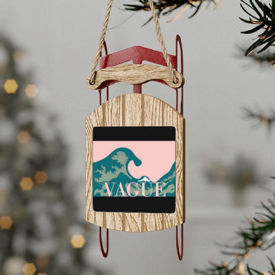 La Grande Vague The Great Wave Sled Ornaments