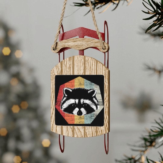 Ra Rac Trash Panda Sled Ornaments