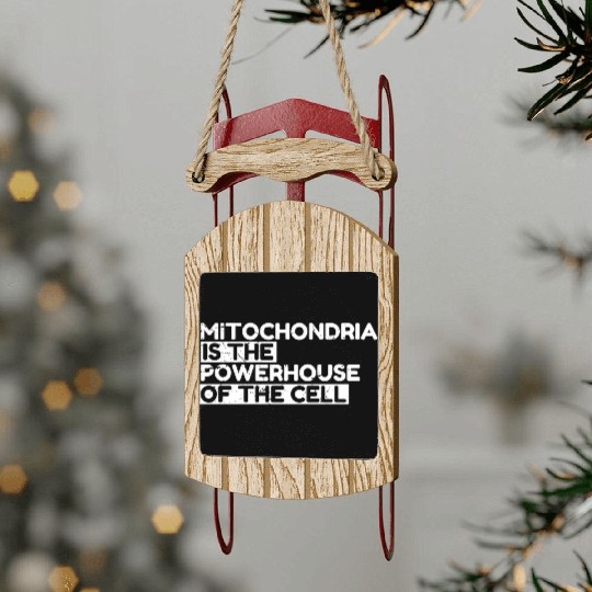 Mitochondria Is The Powerhouse Of The Cell Sled Ornaments