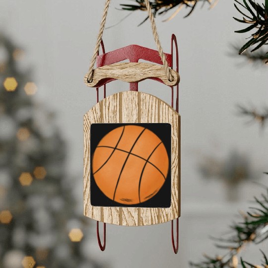 Basketball Lover Sled Ornaments