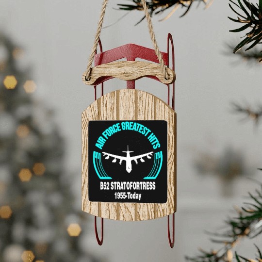 B 52 STRATOFORTRESS AIR FORCE Sled Ornaments