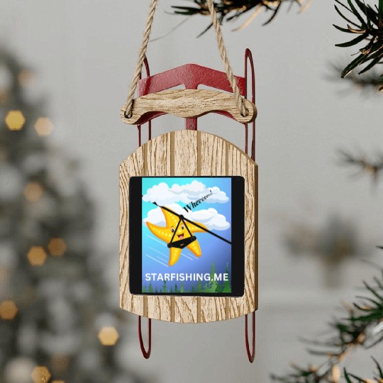 Starfish Sled Ornaments
