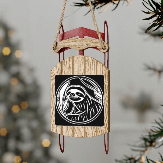 Sloth Sled Ornaments