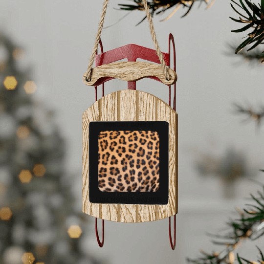 Jaguar Spots: Mother Nature Rules! Sled Ornaments