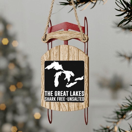 The Great Lakes Sled Ornaments
