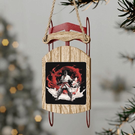 Karate/Taekwondo Combat Gear Training Sled Ornaments Ai.