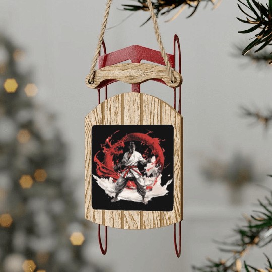 Karate/Taekwondo Combat Gear Training Sled Ornaments Ai.