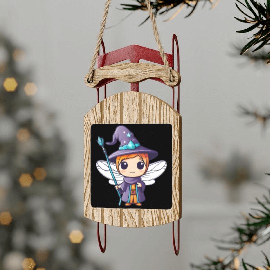 Wizard Dragonfly Sled Ornaments