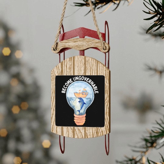 Become Ungovernable Cute Anarchist Save The Sled Ornaments