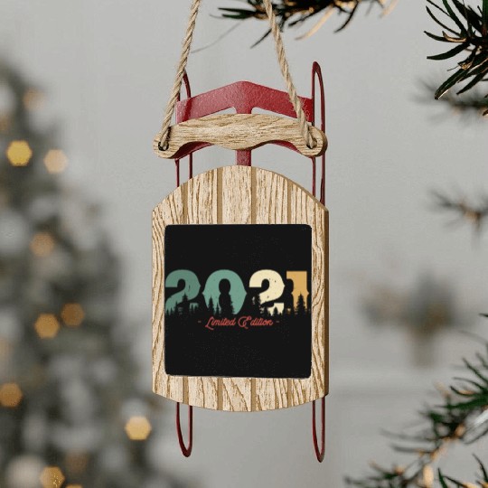 Limited Edition 2021 Toddler Sled Ornaments
