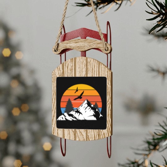 sun Sled Ornaments