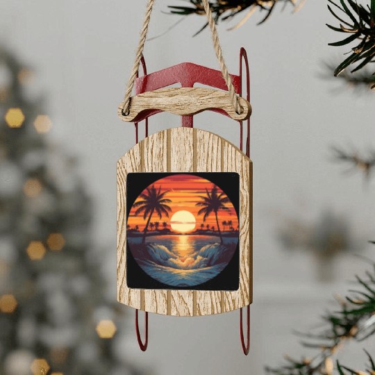 Surfing-Sailing Camping-Hiking-swimming Sled Ornaments