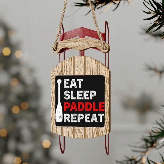 Funny Dragon Boat Racing Sled Ornaments