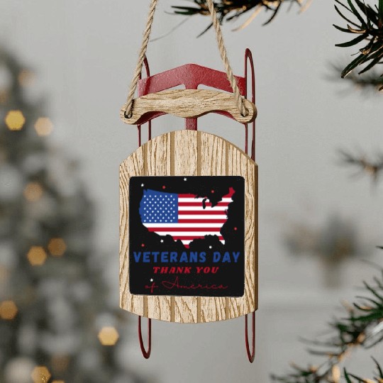 The Origins of Veterans Day Sled Ornaments