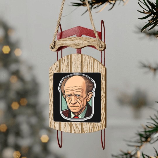 Heisenberg Physicist Sled Ornaments