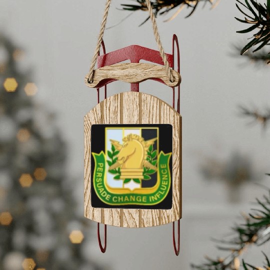 Psyop Information Warfare Military Psyop Sled Ornaments