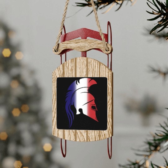 Sparta France Sled Ornaments